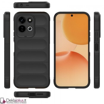 Magic Shield guminis dėklas - juodas (Xiaomi Redmi 17)